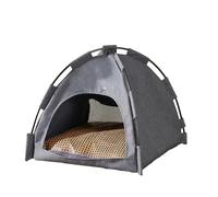 for pet teepee cat - folding canvas house, soft pillow bed | Boho interior decoration design, comfortable nap theme, feature of the tee