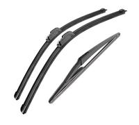 For Peugeot 1007 2005-2011 Front Rear Wiper Blades Brushes Cutter J U Hook