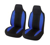 For Peugeot 107 For Citroen C1 For Toyota For Aygo For Mazda Front good Back Bucket Seat Covers Universal 2pcs Seat Protector Car Seat Covers(2pcs blue)