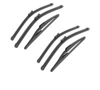 For Peugeot 2008 2013-2018 26" + 16"+ 11" Front Rear Wiper Blades Windshield Windscreen Window Cutter 3PCS(4x Front 2x Rear)