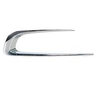 For Peugeot 2008 2014 2015 2016 2017 2018 Car Front Bumper Left Right Fog Light Cover Frame Lamp Trim Decorative Strips front bumper fog grille(Left)