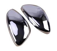 For Peugeot 2008 208 2013 2014 2015 2016 2017 2pcs Silver ABS Chrome Car Side Rearview Mirror Cover Trim
