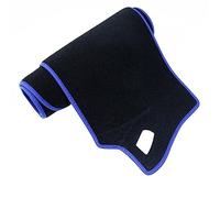 For Peugeot 2008 E-2008 P24 2019-2023 Dashboard Cover Board Mat Carpet Sun Shade Cape Blanket Anti-sun(Polyester Blue Edge)