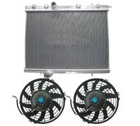 For PEUGEOT 206 2.0L GTI RC S16 1998 1999 2000 2001 2002 2003 2004 2005 2006 2007 2008 Manual Aluminum Radiator And Fans CFCPKOYOZD