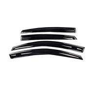 For Peugeot 206 2004-2008 Auto Window Visor Vent Shades Sun Rain Deflector Guard Accessories 4PCS/SET Door Sun Visors(B STYLE)