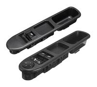 For Peugeot 207 2007-2015 2Pcs Driver Side + Passenger Side Electric Power Window Control Switch 6554QC 6490HQ 6554HJ