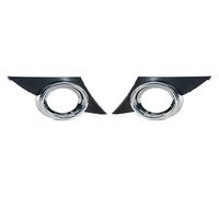 For Peugeot 207 Sport 2006 2007 2008 2009 Car Front Bumper Fog Light Lamp Frame Lights Trim Cap Hood Cover Front Bumper Fog Grille(Left and Right)
