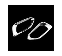 for Peugeot 208 2008 2014 2015 2016 2017 2018 2Pcs Chrome Inner Rear Door Circle Trim Sticker Accessories(Front Door)