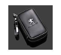 For Peugeot 208 2008 206 308 207 107 508 3008 Genuine Leather Key Wallet Car Key Bag Multi-Function Key Case Cover Accessories