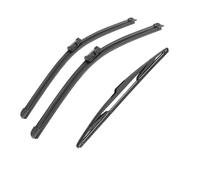 For Peugeot 208 2012-2017 26"+16"+14" Front Rear Wiper Blades Windshield Windscreen Window Cutter