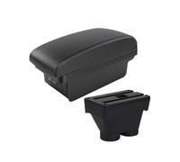 For Peugeot 208 2012-2018 Armrest Box Storage Car Accessories Retrofit Parts Interior Details Auto Holder Car Armrest Box(B2 Black line 3 USB)