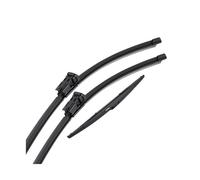 For Peugeot 208 2012-2018 Front Rear Wiper Blades Windshield Windscreen Window Brushes 26"+16"+14"