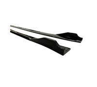 For Peugeot 208 2019- Car Side Skirt Rocker Splitter Winglet Wing Bumper Lip 2 Pcs 86 Cm Accessories Side Steps