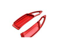 For Peugeot 3008 5008 GT 508L 4008 2017-2019 Paddle Shifter | 1Pair Car Steering Wheel Shift Paddle Shifter Extension Left Right(Red)
