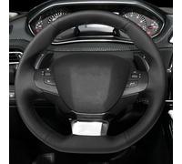 For Peugeot 308 2014 2015 2016 2017 Car Steering Wheel Cover Car Accessories Interiors Steering Wheel Braid Wheel Sleeve Protector(Beige Thread)