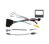 For Peugeot 408 2010-2018 Stereo Frame Fitting Adaptor Double Radio Player Dash Trim Facia Panel Audio Face Plate Radio Fascia Frame(2014 Rzc 408 canbus)