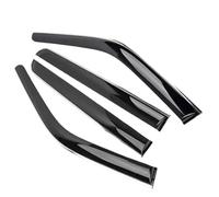 For Peugeot 5008 2020 For P87 For MK2 2018~2023 4PCS Side Window Vent Awnings Guard Cover Visor Trim Window Visor Guards Cover(Black)