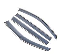 For Peugeot 5008 2020 For P87 For MK2 2018~2023 4PCS Side Window Vent Awnings Guard Cover Visor Trim Window Visor Guards Cover(Translucent)
