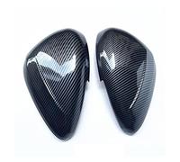 For Peugeot 508 SW 2010-2017 Car Rear-view Mirror Covers Shell Rearview Mirror Edge Guards Cover Car Accessories KCRTQNS(Carbon)