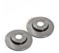 FOR PEUGEOT BIPPER CITROEN NEMO FRONT LEFT RIGHT PAIR OF BRAKE DISCS