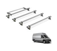 For Peugeot Boxer 2006+ Roof Rack Van Guard Ulti 4x Bars + Roller