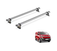 For Peugeot Expert 2016+ Roof Rack Van Guard Ultibar Trade 2x Bars | Note: Only Suitable for 'Standard' Wheelbase Models with Twin Rear Doors, Steel Heavy-duty Van Roof Bars [SB333-2]