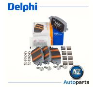 Delphi Brake Pads Rear With Anti-Squeak Plate Fits Citroën Opel Peugeot Toyota