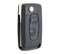 For Peugeot For 107 207 307 407 2 Button Modified Folding Flip Remote Key Shell Case For Smart Car Key Housing