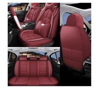 For Peugeot For 5008 For A6 4F For Toyota For Raize Auto Breathable Leather Interior Car Seat Covers Full Set Seat Covers For Cars(Wine red A)
