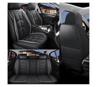 For Peugeot For 5008 For A6 4F For Toyota For Raize Auto Breathable Leather Interior Car Seat Covers Full Set Seat Covers For Cars(Black white)