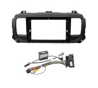 For PEUGEOT For Expert For Traveller 2016+ 9inches Car DVD Frame Audio Dashboard Trim Kit(Frame and cable)