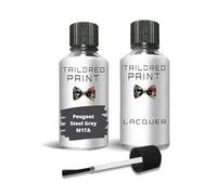 For Peugeot Steel Grey M1 TA Aerosol Spray Paint Rattle Can (Touch Up Paint + Lacquer)