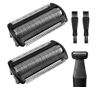 for Philips Bodygroom Replacement Head, 4pcs Black for Philips Replacement Shaver Heads, Philip Bodygroom, Suitable Philip Brl140, Brl130, Bg2000 and Series 3000 Replacements Blades