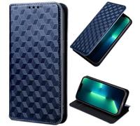 for Phone Case for MOTO Edge 50 Neo Glitter Bling Folding Stand PU folio Leather wallet case,shokproof Protective Flip Case with Card Slots, Magnetic Closure for MOTO Edge 50 Neo Navy blue