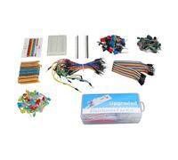 for Pi Starter Kit Multifunctional Development Board Starter Kit with Rich Electronic Components for DIY Projects and Learning ABS Plastic