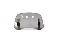For Piaggio Motorcycle Windshield Spoiler Clamp-On Windscreen Deflector(V1 Medium Smoke)