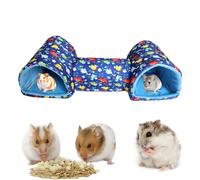 For Piglets - Cotton and Polyester Small Pet Tunnel | Washable Hidden Tunnel 51cm with Non-Slip Base, Warm Cage for Hamsters, Rabbits, Ferrets