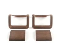 For Pilot 2015-2022 ABS Car Second Row Seat Handle Frame Cover Trim Stickers Interior Car Accessories Car Decoration Interior(Pear wood grain)