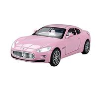 For Pink Maserati GT Alloy Car Model Simulation Car Model Ornaments 1:32 Vehicles Kit