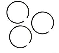 for PISTON Ring, 3pcs 42mm ID 44mm OD Air Compressor Parts, Metal Plastic Accessories for Maintenance, 2mm Thickness Black