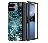 for Pixel 10 Pro Fold Case,Ultra Thin 1.2mm Hard PC Cover,Matte Anti-Scratch Anti-Fingerprint Shockproof Protection,Phone Case for Google 10 Pro Fold,Starry Night Path