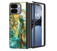 for Pixel 10 Pro Fold Case,Ultra Thin 1.2mm Hard PC Cover,Matte Anti-Scratch Anti-Fingerprint Shockproof Protection,Phone Case for Google 10 Pro Fold,Native Tiger Spirit