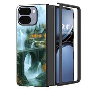 for Pixel 10 Pro Fold Case,Ultra Thin 1.2mm Hard PC Cover,Matte Anti-Scratch Anti-Fingerprint Shockproof Protection,Phone Case for Google 10 Pro Fold,Mountain Cottage Bridge