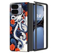 for Pixel 10 Pro Fold Case,Ultra Thin 1.2mm Hard PC Cover,Matte Anti-Scratch Anti-Fingerprint Shockproof Protection,Phone Case for Google 10 Pro Fold,Octopus Floral