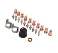 for plasma Consumables Kit PT60 IPT60 Jasic for-plasma-Consumables | Replacement Electrodes, Shield Cup Swirl Ring, Metal, 1.0mm, Stable Performance,-24-Pcs