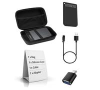 For Plaud Note Pro AI Voice Recorder, yystao Accessory Kit | 1 x EVA Storage Bag + 1 x Silicone Protective Case Cover + 1 x Magnetic Charging Cable + 1 x USB-A to USB-C Adapter