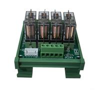 For PLC-Compatible 4-Channel Relay DC24V With High Load Handling Up To 16A Per Channel And Visual Input Status Indication(NPN)