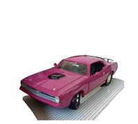 For PLYMOUTH HEMI CUDA 1970 1:18 Retro Alloy Car Model Artwork Display Of Classic Miniature Vehicles Vehicles Kit
