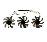 For PNY for GeForce RTX3070ti 3080 3080ti 3090 XLR8 for UPRISING EPIC-X RGB Triple Fan OC Graphics Card Replacement T129215SU Replacement parts(Set of three fans)