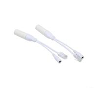 For POE to 12V DC Splitter for Supporting IP Cameras and Network Hardware That Need External 12V Power from For POE Sources